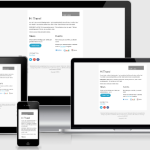 Screenshot of what HTML email template looks like on different devices.